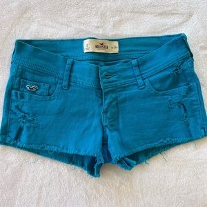 Hollister blue shorts size 24